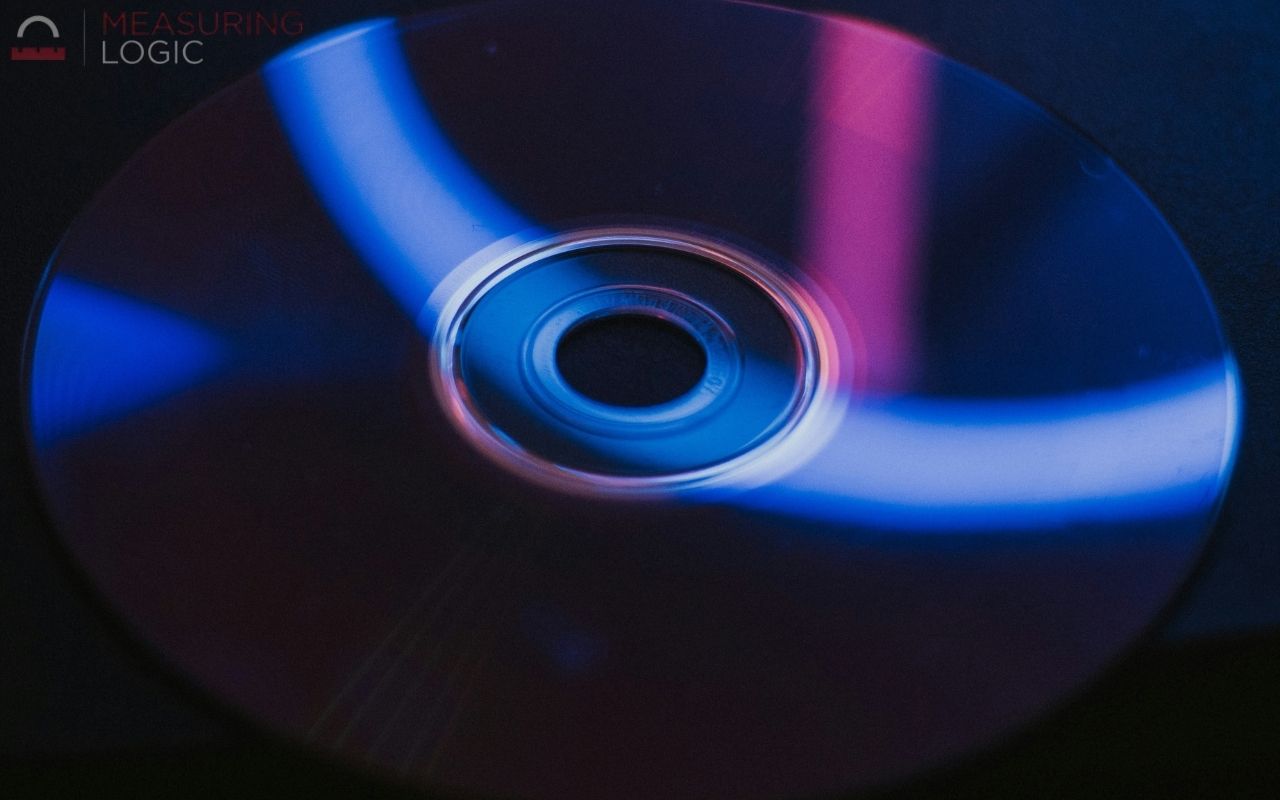 A standard compact disc