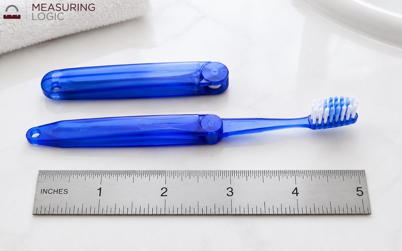 A travel toothbrush 5-inch comparison
